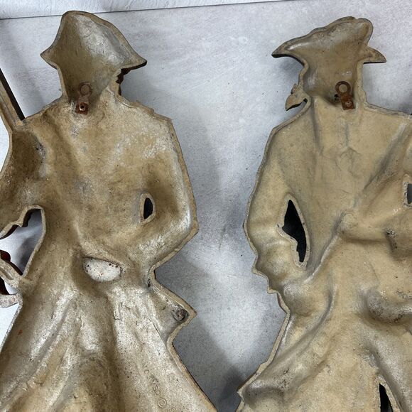 3 Vintage Sexton Cast Metal‎ Continental Army Minuteman Soldiers & BugleWall Art - Picture 15 of 16